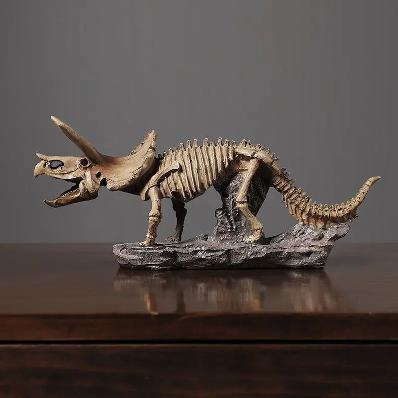 Resin Art Decoration Items - 模擬恐竜化石モデル樹脂製アクセサリー アート ホーム リビングルーム 置物 装飾品