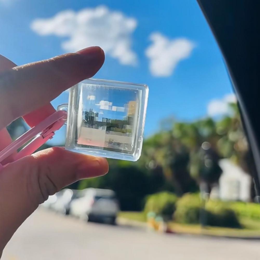 Resin Art Keychain Design - バッグチャーム ピクセルスタイル アクリルペンダントキーホルダー 透明コンパクトチャーム バッグや車用 ピクセルアートデザインアクセサリー
