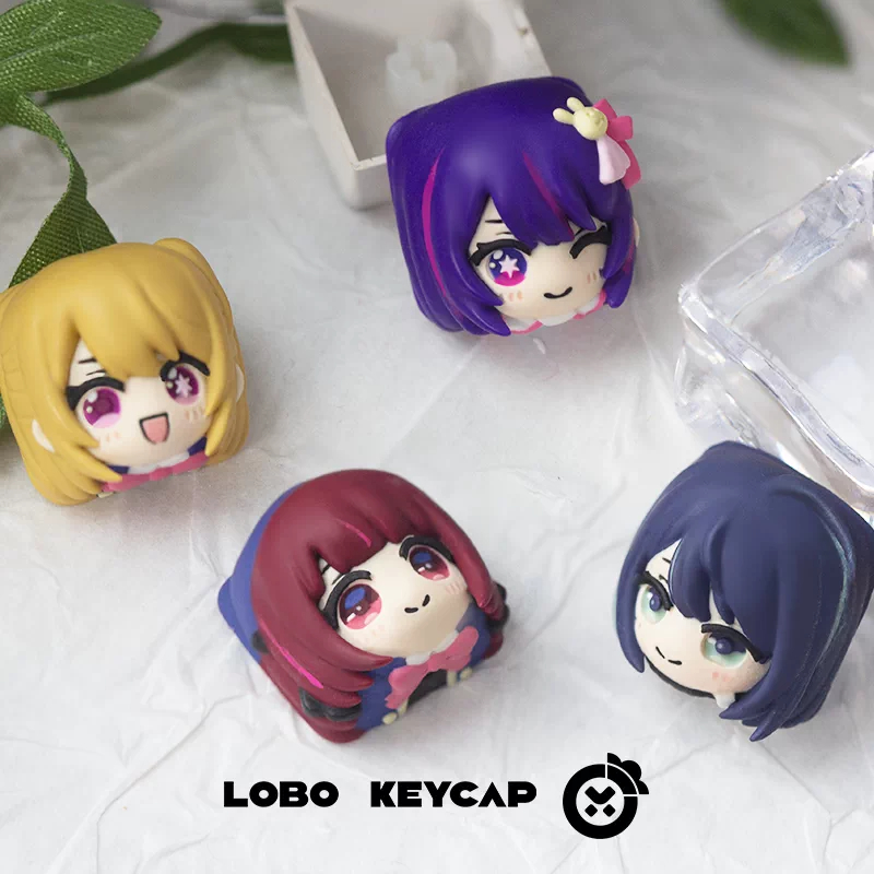Resin Art Decoration Items - ロボアート レジンキーキャップ 『推しの子』 アニメ カスタム メカニカルキーボード装飾キーキャップ