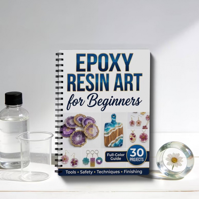 Resin Art Guide Free - エポキシ樹脂アートハンドブック 初心者向けクラフト製作ガイド 学習マニュアル