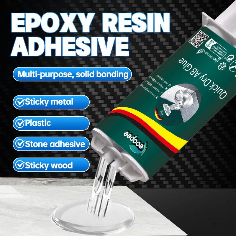 Epoxy Resin Ab - エポキシ樹脂AB接着剤 強力接着 透明接着剤 高粘度 防水 金属、陶磁器、電子部品の補修