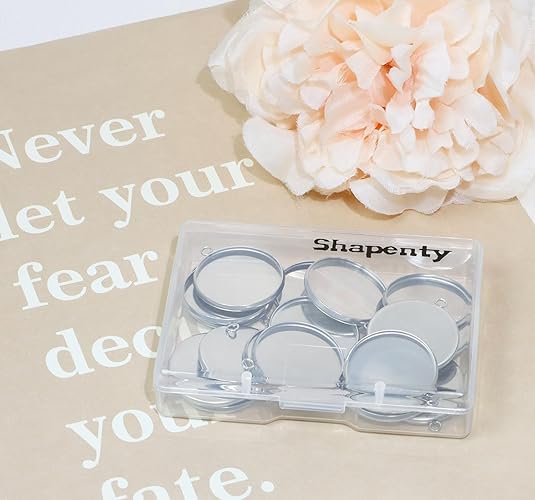 20個のステンレス鋼ラウンドベゼルブランクペンダントトレイ、 - Resin Art Keychain のレビューと価格