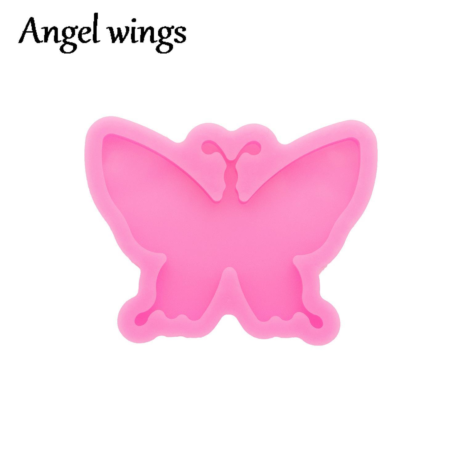 Dy1056シリコンバタフライ/トンボ/天使の羽型、キーチェ - Resin Art A Keychain のレビューと価格