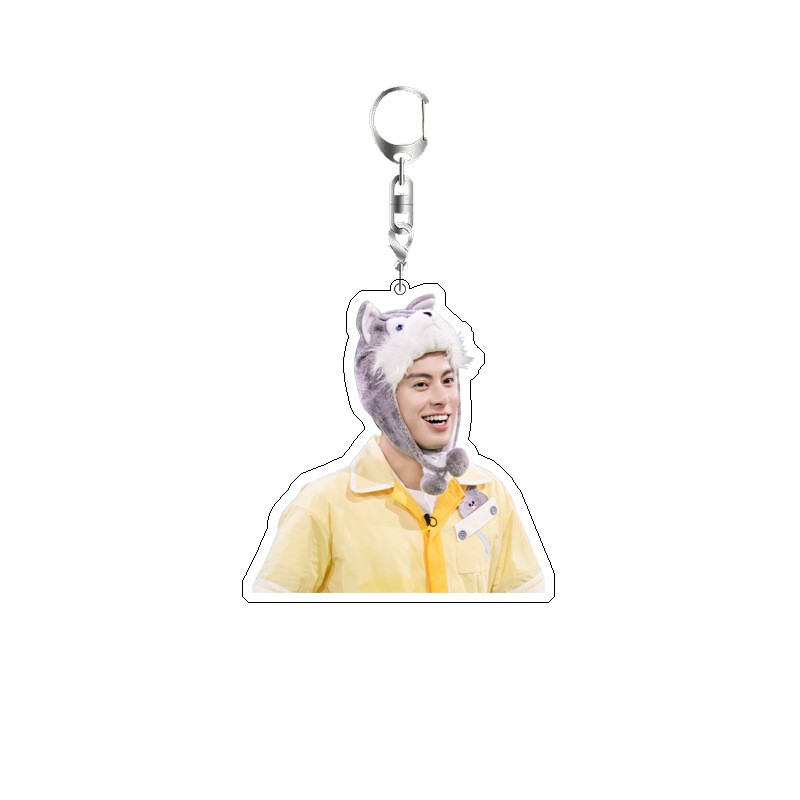 ディラン・ワンかわいい少年俳優キーホルダー理想的なファンギフ - Resin Art Keychain のレビューと価格