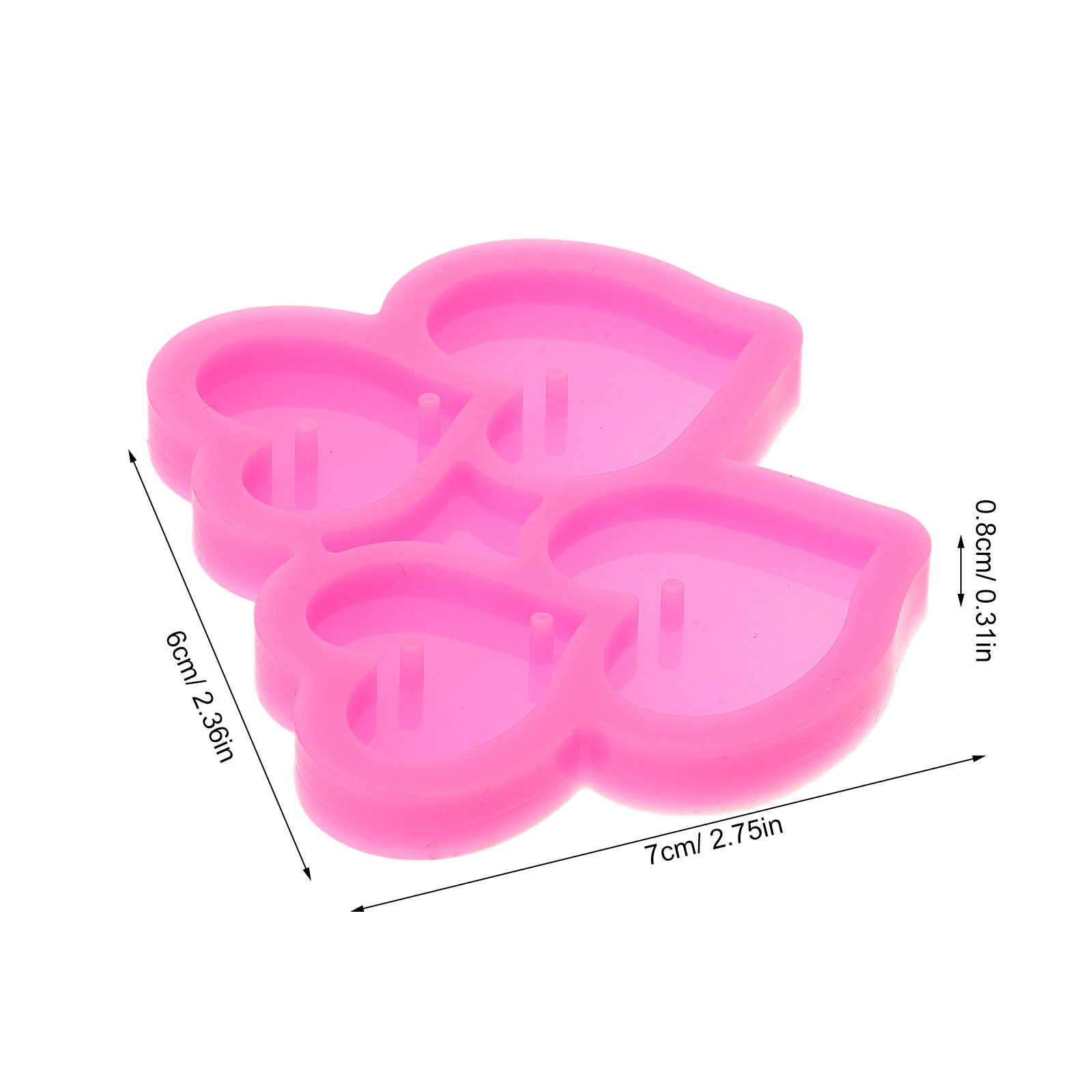 ハート型シリコンモールド DIYジュエリー製作 レジンキーホ - Resin Art A Keychain のレビューと価格