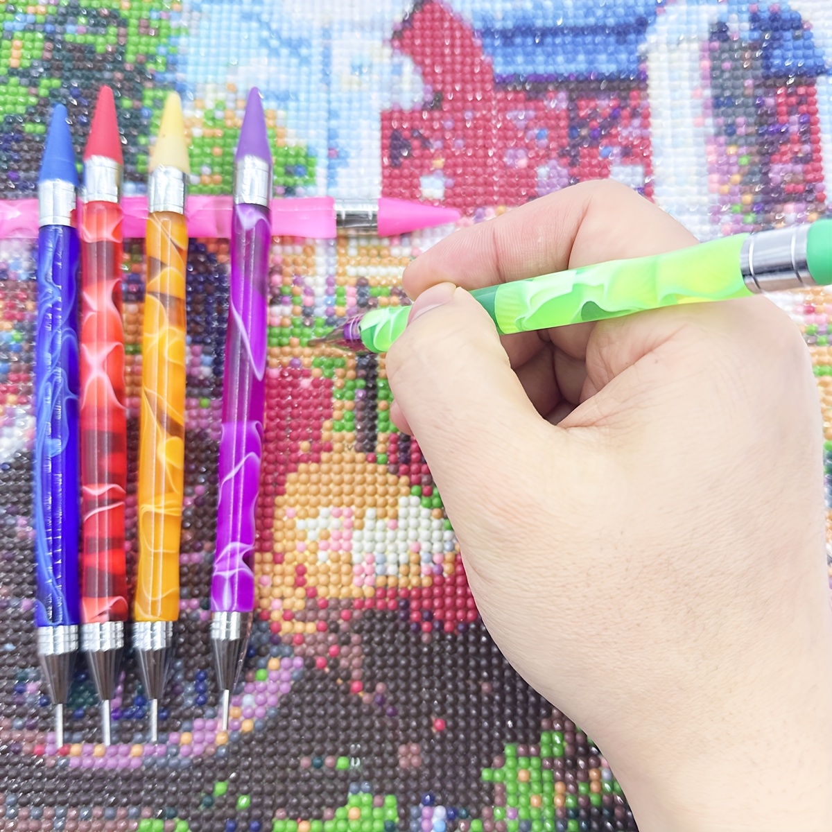 2本入り両端ワックスペン、ラインストーンワックスチップ、グラ - Resin Art Pen のレビューと価格