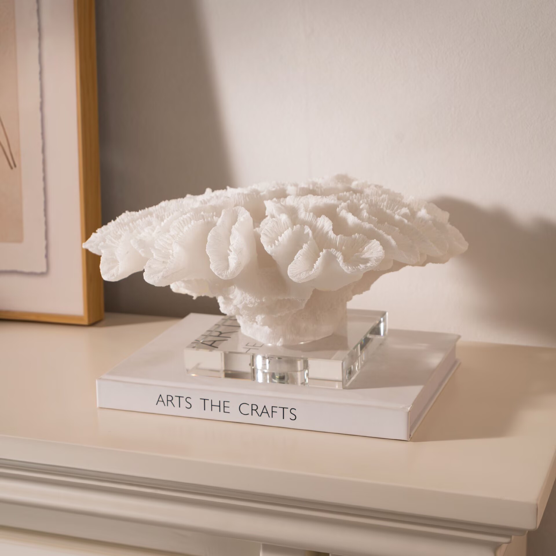 室内装飾品 アート彫刻 ノルディック風サンゴの置物 書斎 ワ - Resin Art Decoration Items のレビューと価格