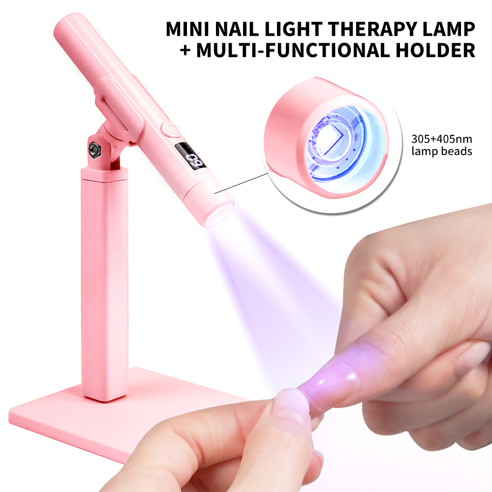 ポータブルネイル UV LED ランプ充電式爪用ジェルポリッ - Resin Art Stand のレビューと価格