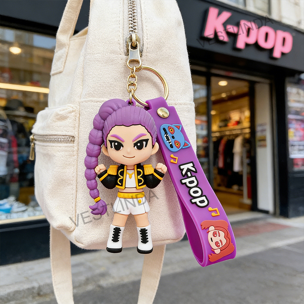 大人気K-POPデーモンハンターシリーズキーホルダー3D立体 - Resin Art Toys のレビューと価格