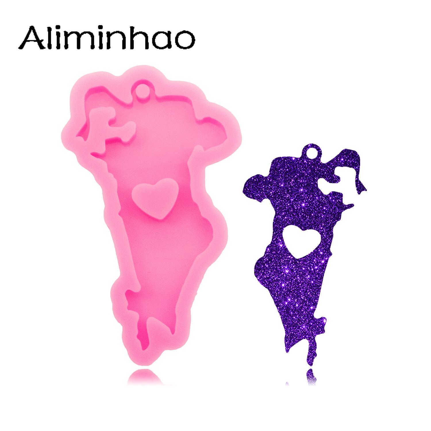 Dy1435光沢のあるレインマップシリコンレジンキーチェーン - Resin Art A Keychain のレビューと価格