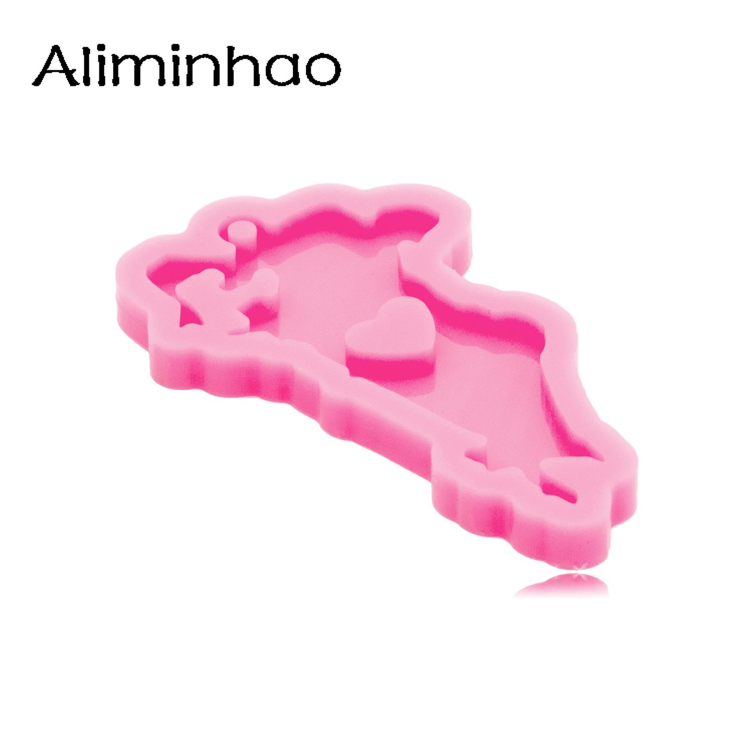 Dy1435光沢のあるレインマップシリコンレジンキーチェーン - Resin Art A Keychain のレビューと価格