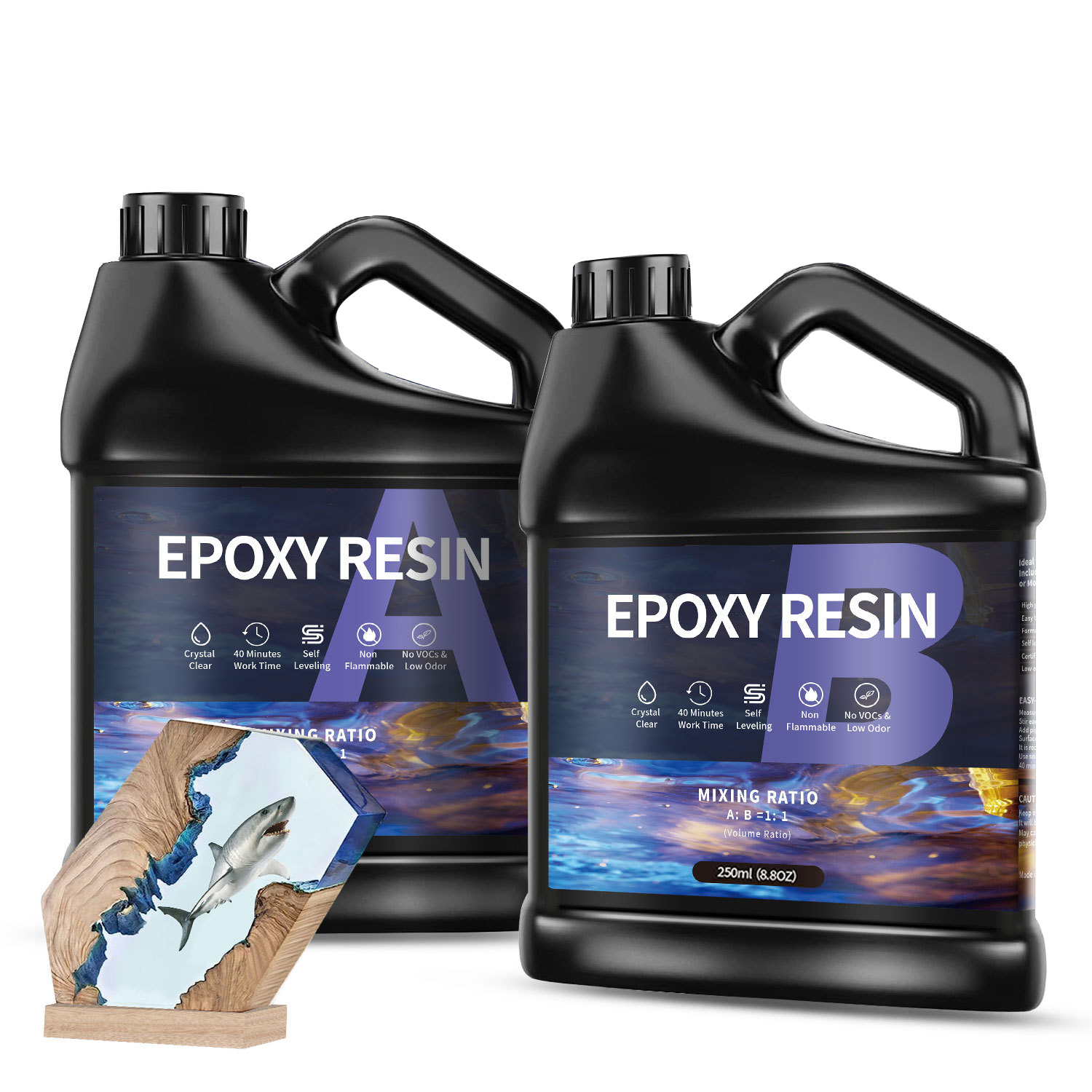 500 グラム/1000 グラム AB エポキシ樹脂接着剤高 - Epoxy Resin Ab のレビューと価格