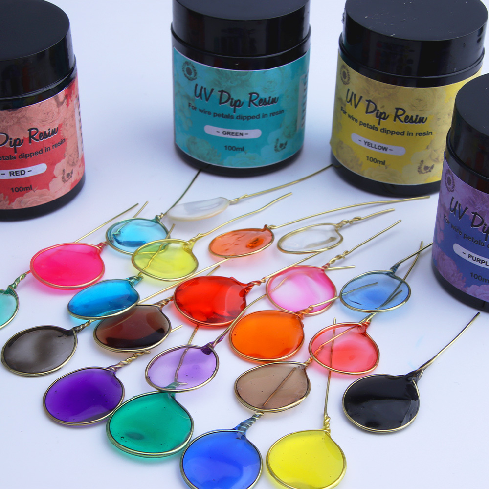 12色のUVディッピングレジン（ワイヤー形状用） – 1本あ - Resin Art Acrylic のレビューと価格