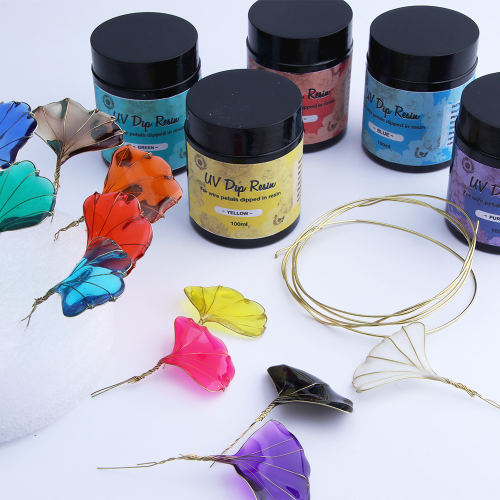 12色のUVディッピングレジン（ワイヤー形状用） – 1本あ - Resin Art Acrylic のレビューと価格