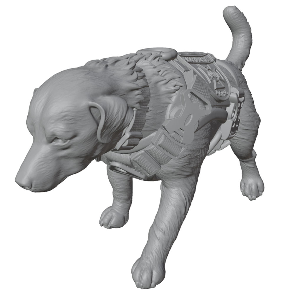 ラブラドール・レトリバーの警察犬、盲導犬をモチーフにしたミニ - Resin Art Guide Free のレビューと価格
