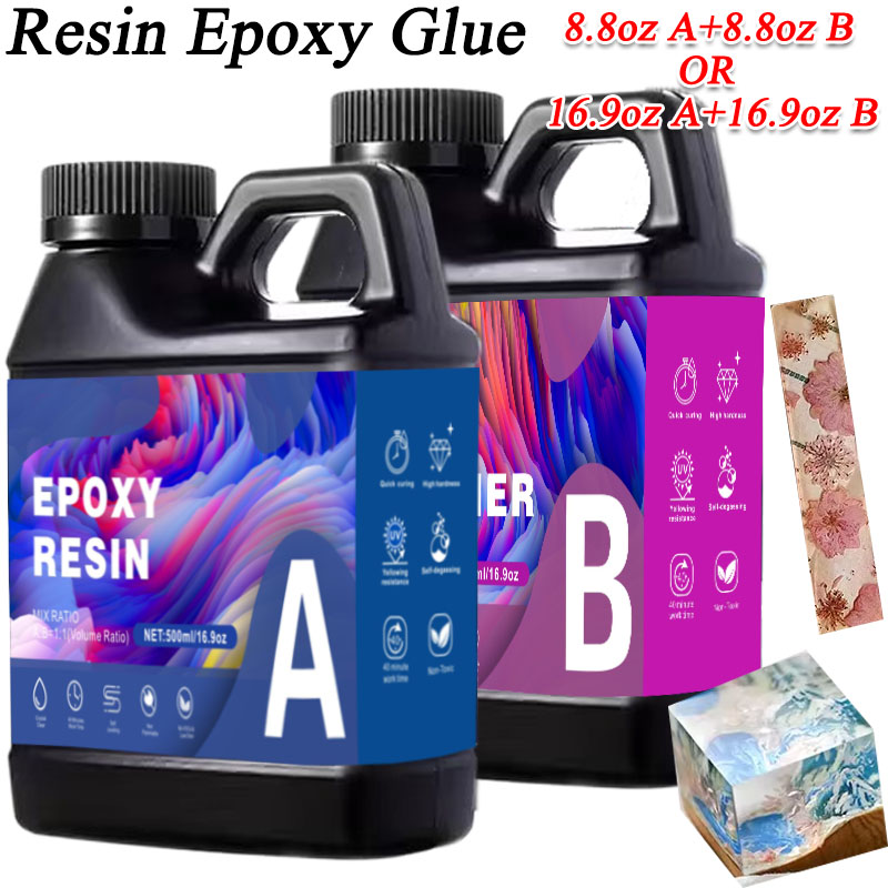 17.6オンス/33.8オンス AB樹脂エポキシ接着剤 UV - Epoxy Resin Ab のレビューと価格