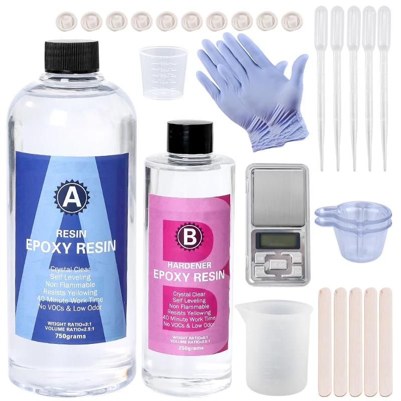 エポキシ樹脂キット クリスタルクリア 簡単混合 AB樹脂 ス - Epoxy Resin Ab のレビューと価格