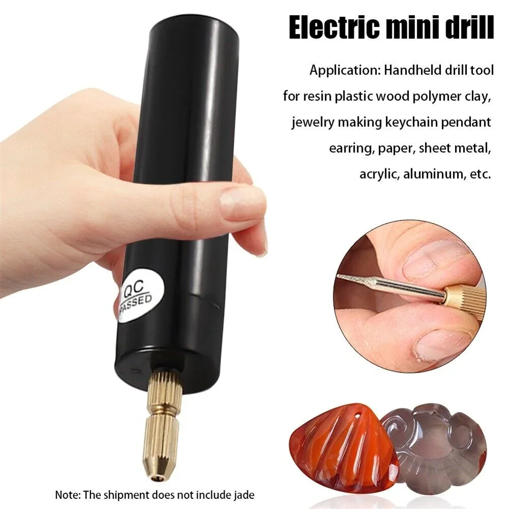 ミニ電動ドリル USB給電式 ハンドヘルド回転工具 コードレ - Resin Art A Keychain のレビューと価格