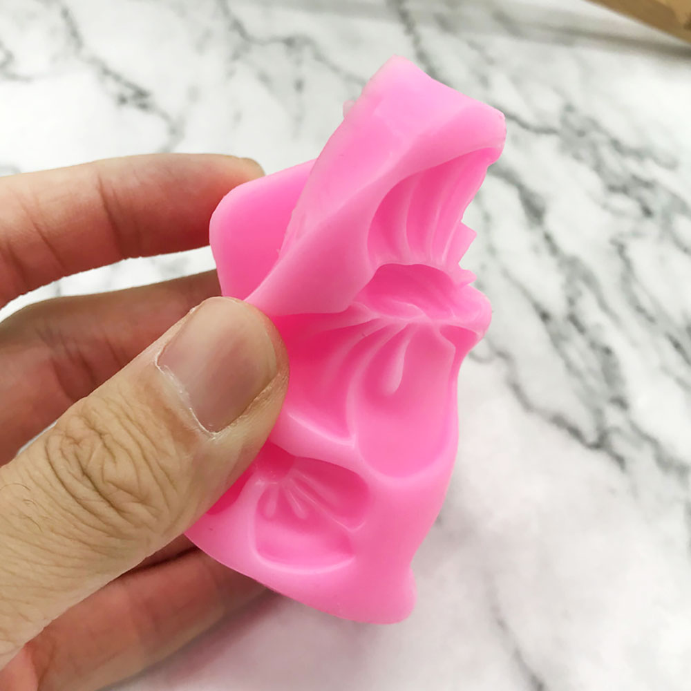 シリコン製の蝶結びケーキ型、可愛い蝶結び型、DIYフォンダン - Resin Art World のレビューと価格