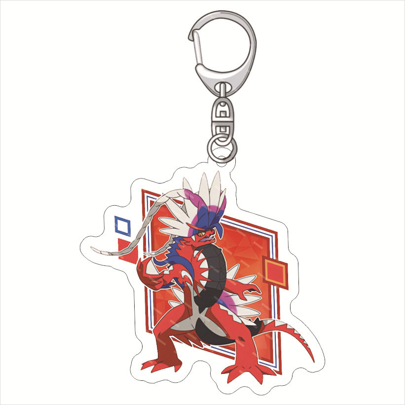 ポケモン ミライドン コライドン アクリル製 楽しいキーホル - Resin Art Keychain のレビューと価格