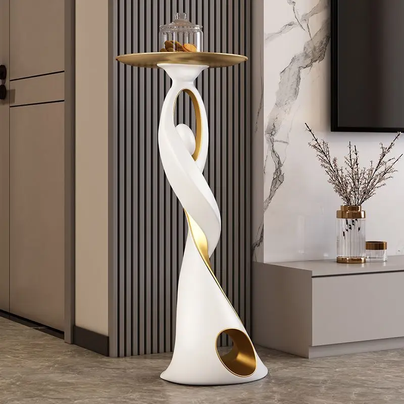 モダンで軽やかな高級感のあるアートコーヒーテーブル、リビング - Resin Art Stand のレビューと価格