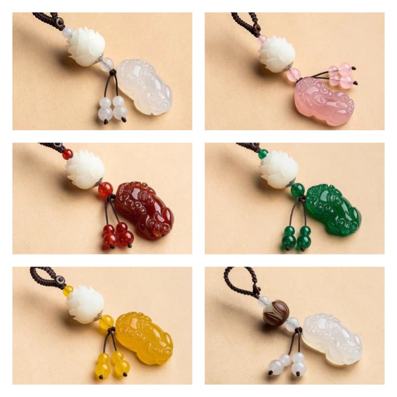 ペンダント蓮キーホルダー車チャーム仏陀安全結び付きカップル男 - Resin Art A Keychain のレビューと価格