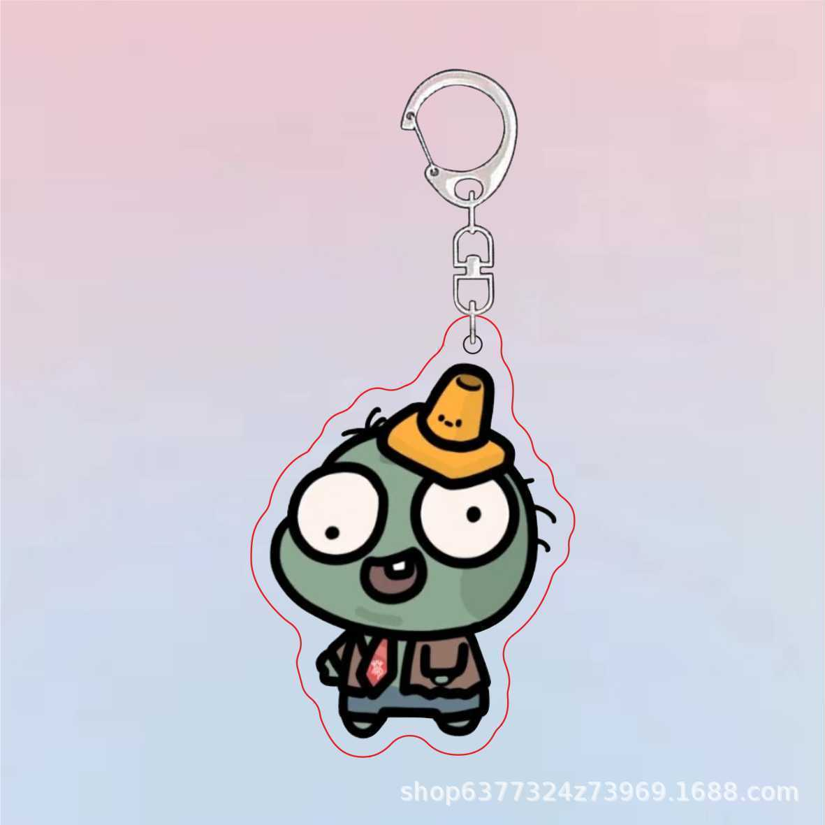 植物対ゾンビ アクリル製キュートキーホルダー ゲーム関連商品 - Resin Art Keychain のレビューと価格