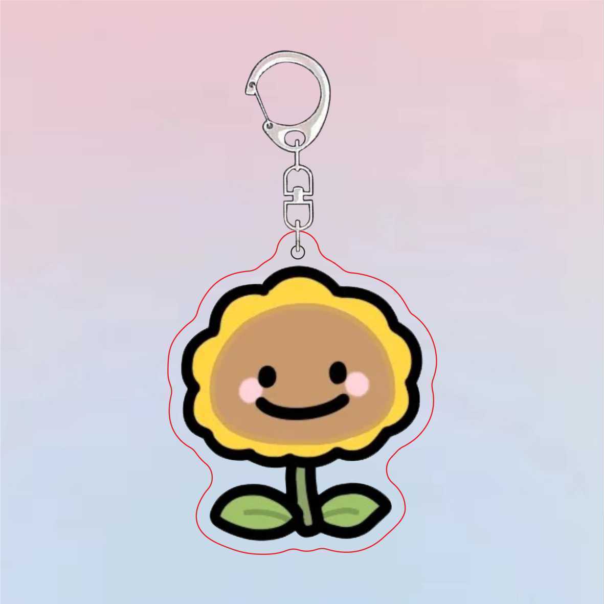植物対ゾンビ アクリル製キュートキーホルダー ゲーム関連商品 - Resin Art Keychain のレビューと価格