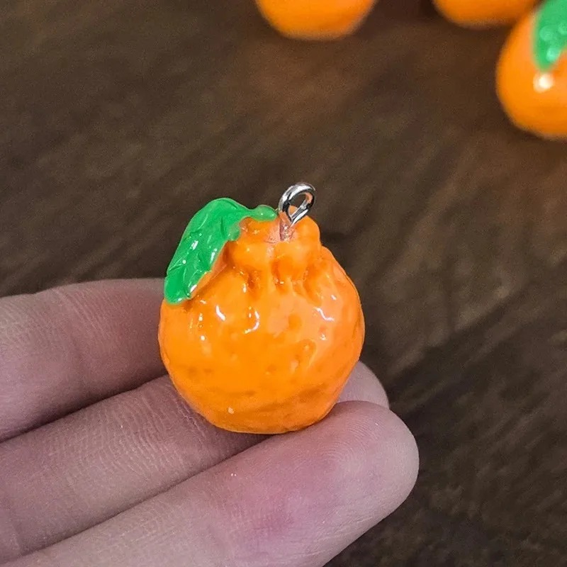 10個入り 3Dシミュレーション デコポン マンダリンオレン - Resin Art Keychain のレビューと価格