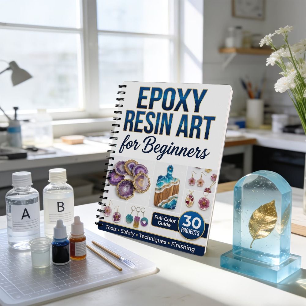 ステップバイステップ エポキシ樹脂アートハンドブック 30  - Resin Art Guide Free のレビューと価格