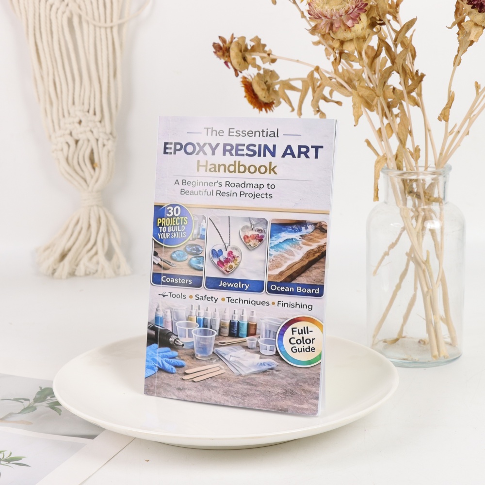 エポキシ樹脂アートハンドブック、30のDIY樹脂プロジェクト - Resin Art Guide Free のレビューと価格