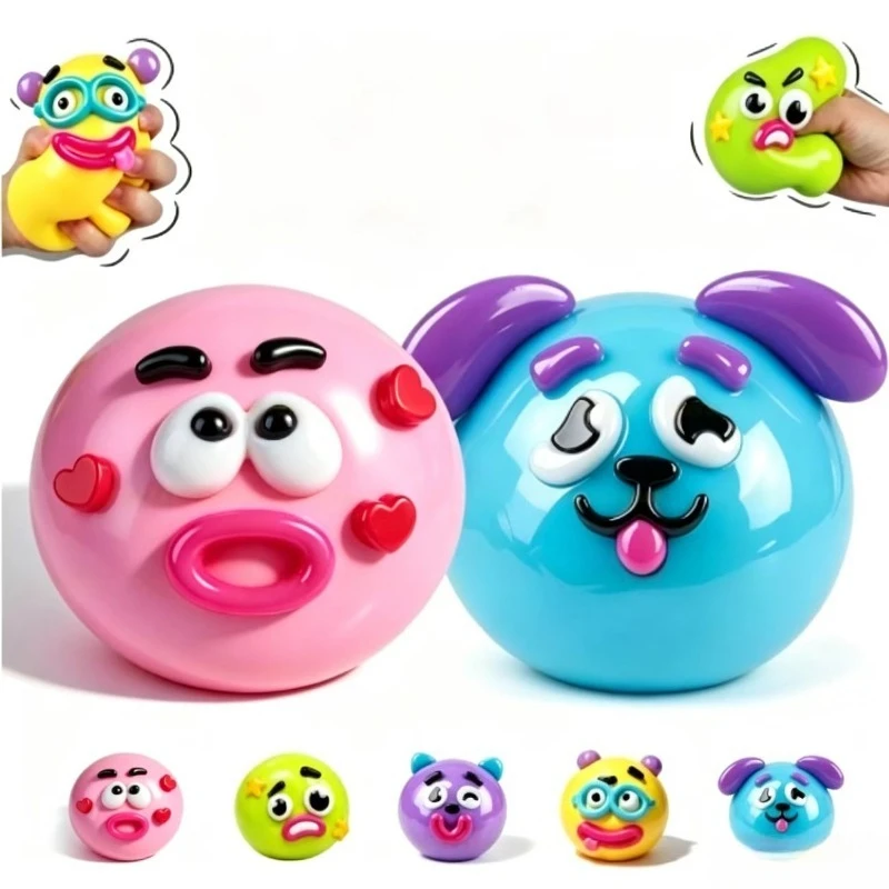 2026年新作のかわいい犬の顔が交換可能な低反発スクイッシー - Resin Art Toys のレビューと価格