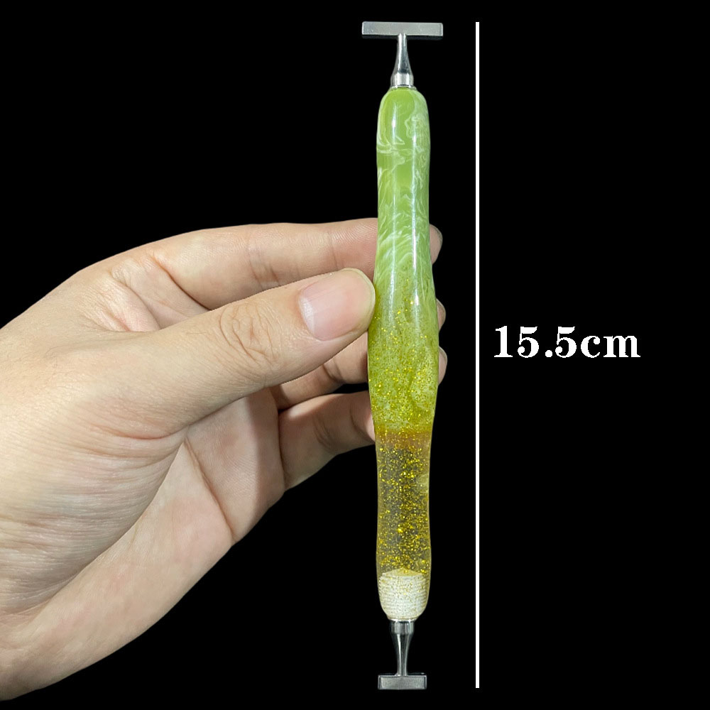 美しい光沢のあるネジ式ダイヤモンドペインティングペン多機能金 - Resin Art Pen のレビューと価格