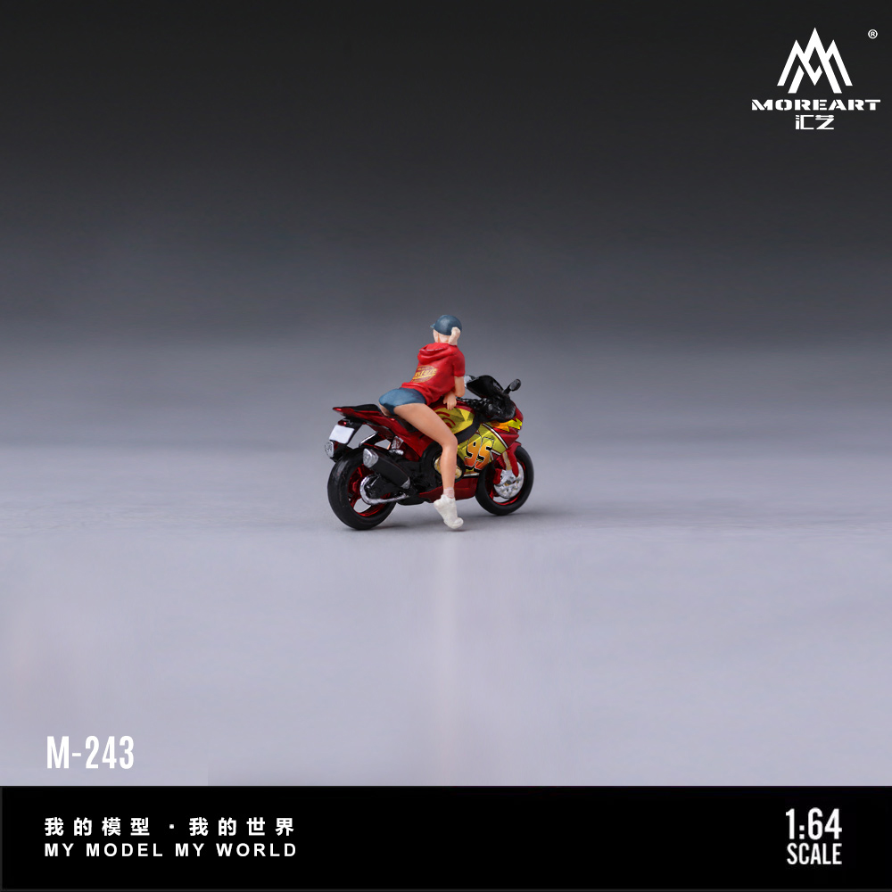 MoreArt 1:64 レジン製モデルバイク ライトニング - Resin Art Toys のレビューと価格