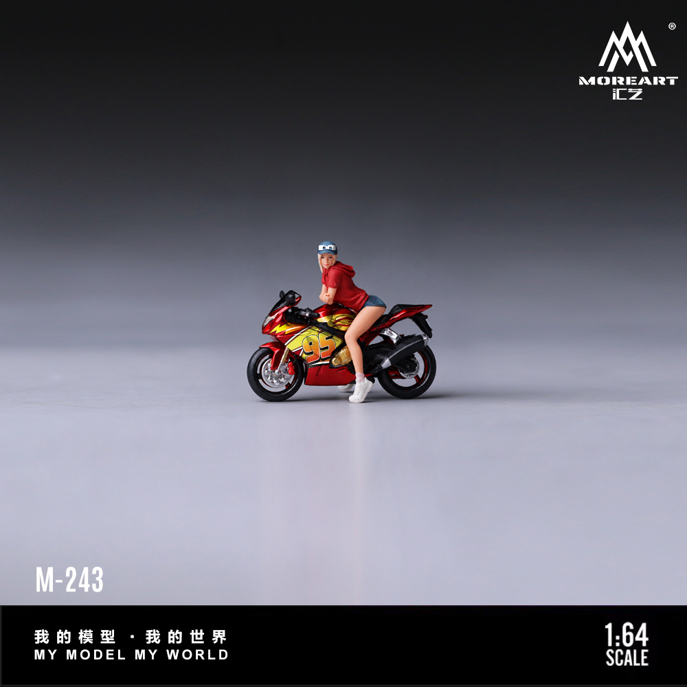 MoreArt 1:64 レジン製モデルバイク ライトニング - Resin Art Toys のレビューと価格