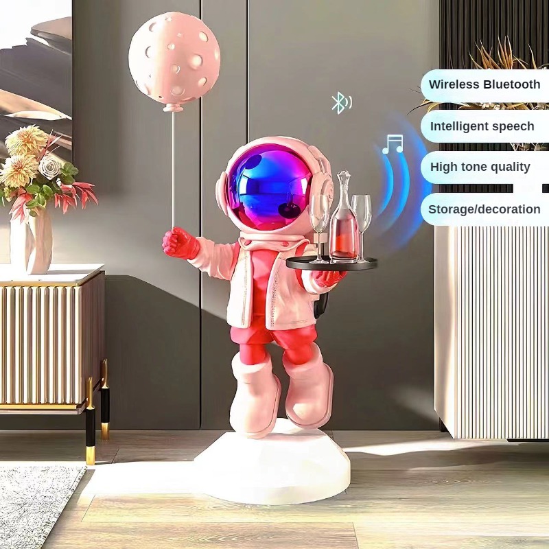 大型クリエイティブ宇宙飛行士フロアスタンド型収納オーナメント - Resin Art Stand のレビューと価格